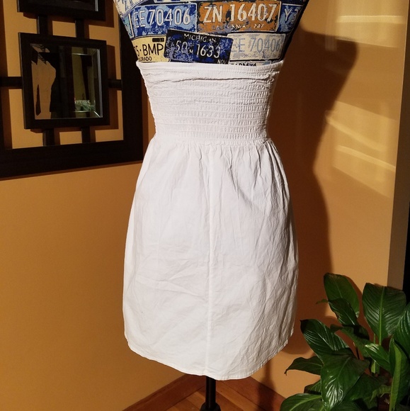 BEBOP WHITE SLEEVELESS SUNDRESS - Picture 4 of 8